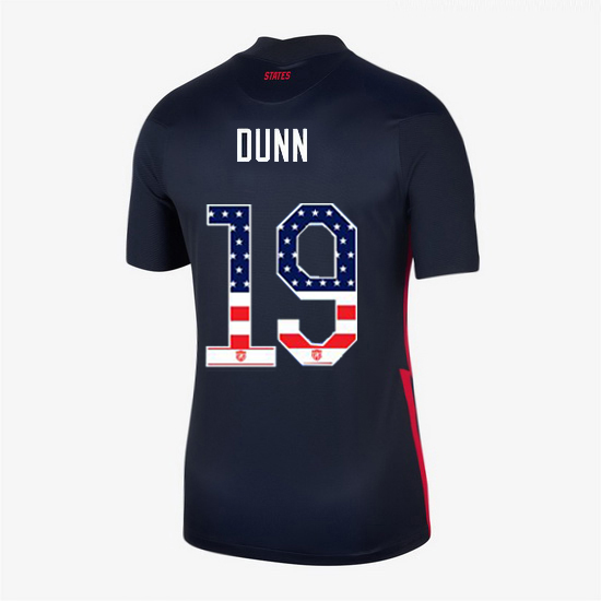 Navy Crystal Dunn 2020 Women's Stadium Jersey Independence Day