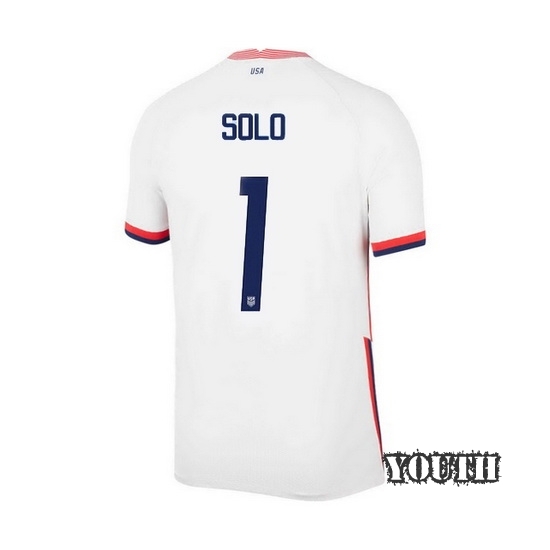 USA White Hope Solo 2020/2021 Youth Stadium Soccer Jersey