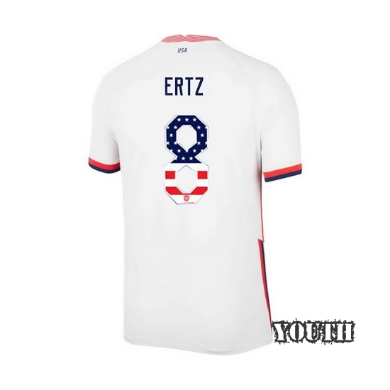 Home Julie Ertz 2020/21 Youth Stadium Jersey Independence Day