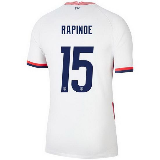 USA White Megan Rapinoe 2020 Men's Stadium Soccer Jersey