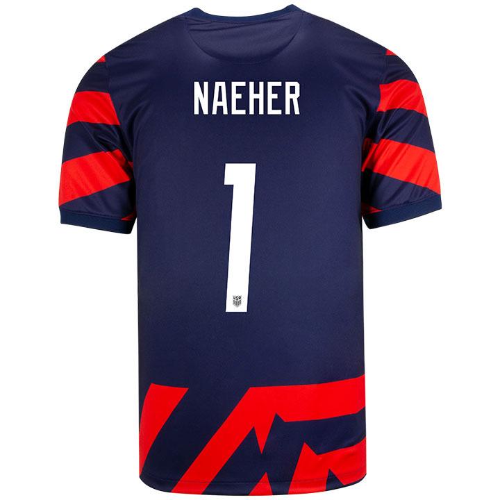 USA Navy/Red Alyssa Naeher 2021/22 Men's Stadium Soccer Jersey