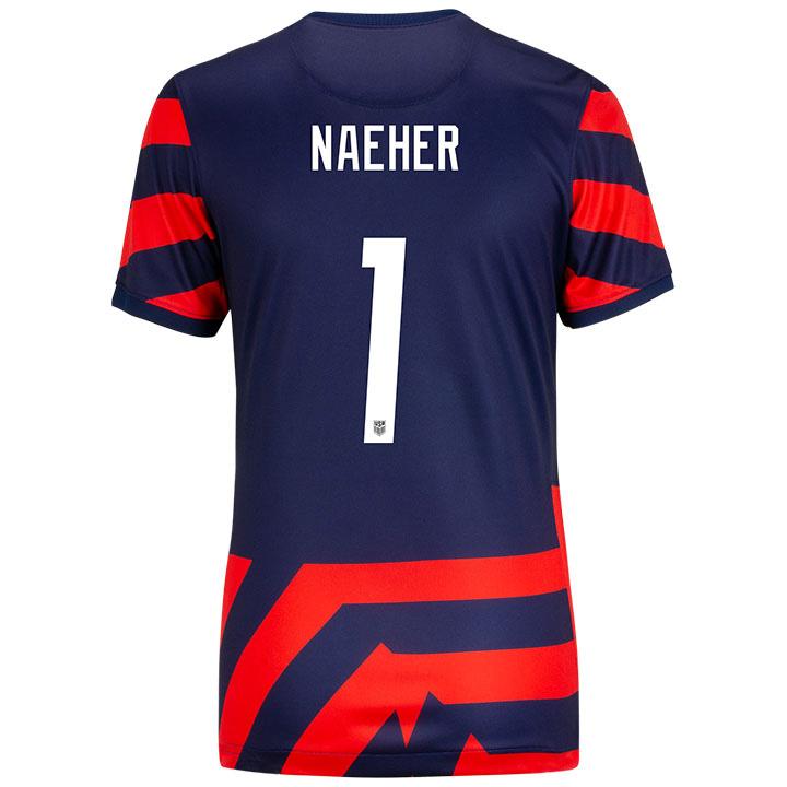USA Away Alyssa Naeher 2021/2022 Women's Stadium Soccer Jersey