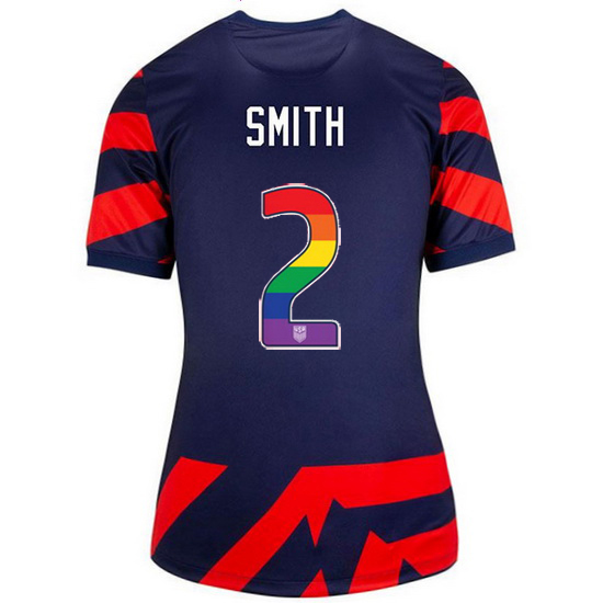 Away Sophia Smith 2021 Women's Stadium Rainbow Number Jersey