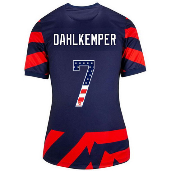 Navy/Red Abby Dahlkemper 2021/22 Women's Stadium Jersey Independence Day