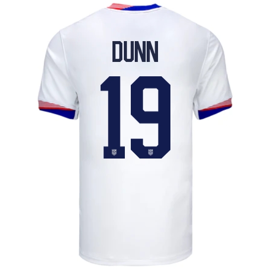USA Crystal Dunn 2024 Home Men's Stadium Soccer Jersey