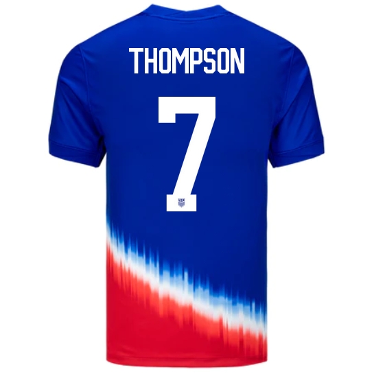 USA Alyssa Thompson 2024 Away Men's Stadium Soccer Jersey