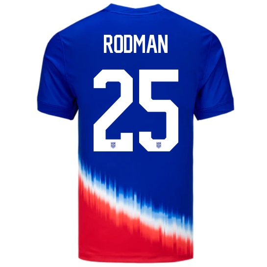 USA Trinity Rodman 2024 Away Men's Stadium Soccer Jersey