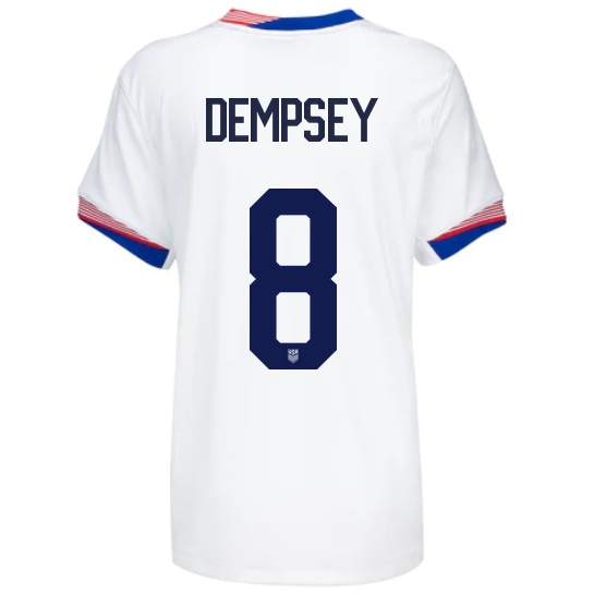 USA Clint Dempsey 2024 Home Women's Stadium Soccer Jersey