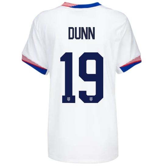 USA Crystal Dunn 2024 Home Women's Stadium Soccer Jersey