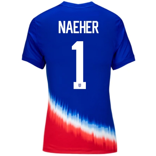 USA Alyssa Naeher 2024 Away Women's Stadium Soccer Jersey