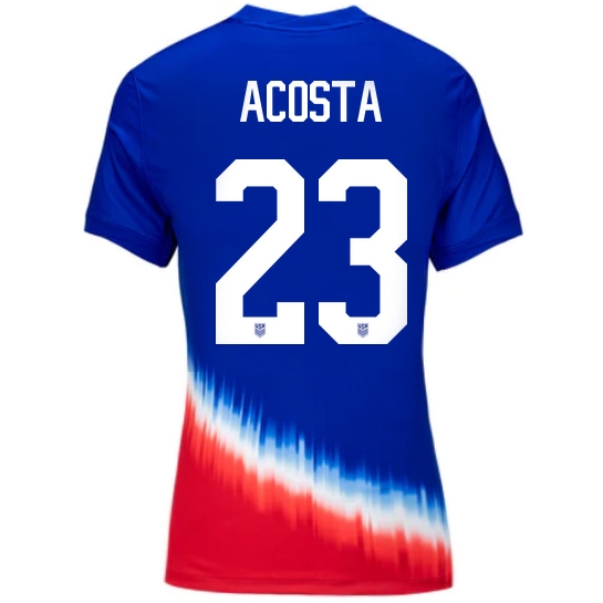 USA Kellyn Acosta 2024 Away Women's Stadium Soccer Jersey