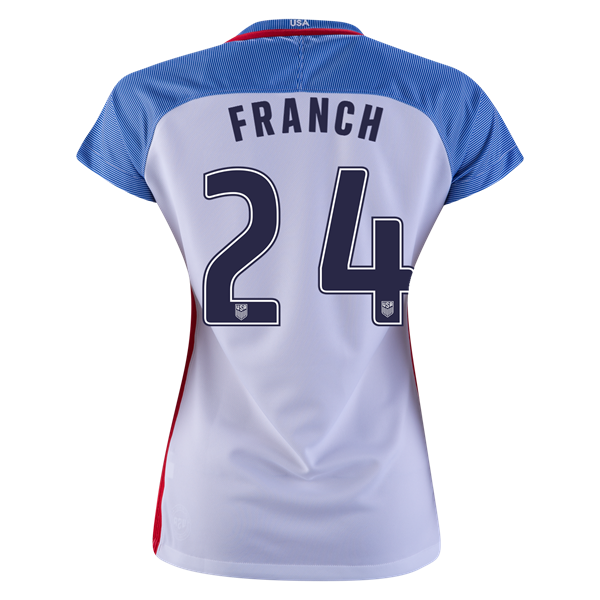 2016/2017 Adrianna Franch Stadium Home Jersey USA Soccer #24 - Click Image to Close