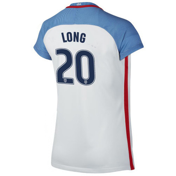 2016/2017 Allie Long Stadium Home Jersey USA Soccer #20 - Click Image to Close