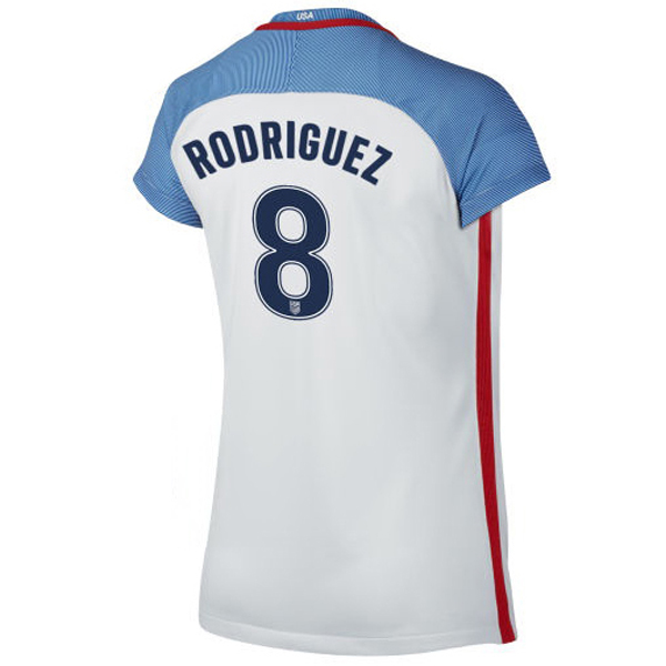 2016/2017 Amy Rodriguez Stadium Home Jersey USA Soccer #8 - Click Image to Close
