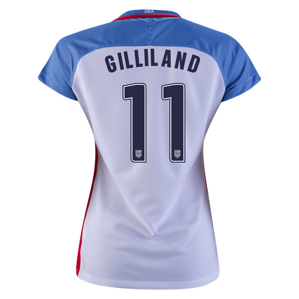 2016/2017 Arin Gilliland Stadium Home Jersey USA Soccer #11 - Click Image to Close