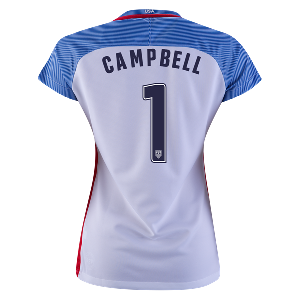 2016/2017 Jane Campbell Stadium Home Jersey USA Soccer #1 - Click Image to Close