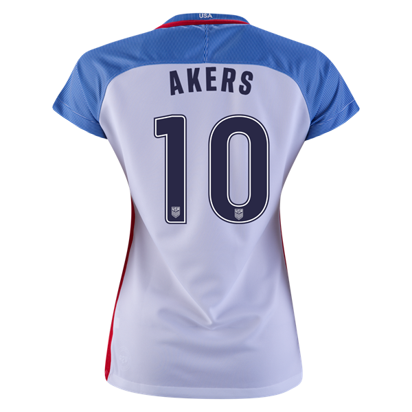2016/2017 Michelle Akers Stadium Home Jersey USA Soccer #10 - Click Image to Close