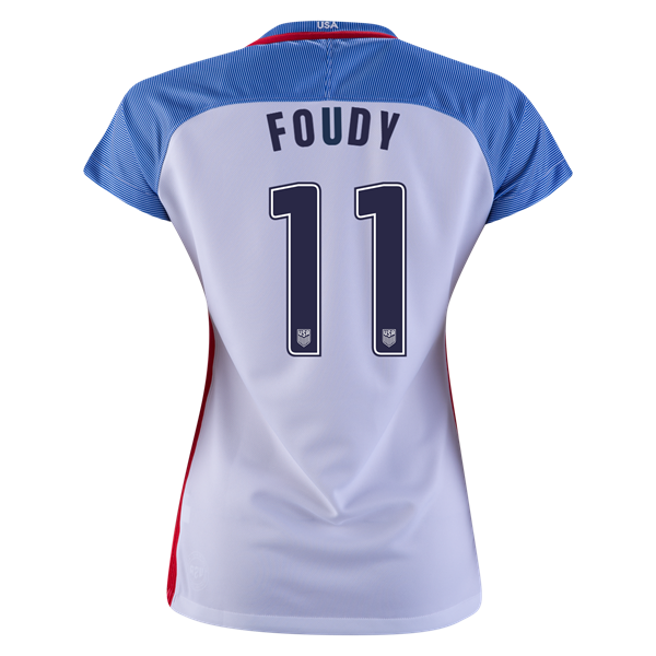 2016/2017 Julie Foudy Stadium Home Jersey USA Soccer #11 - Click Image to Close