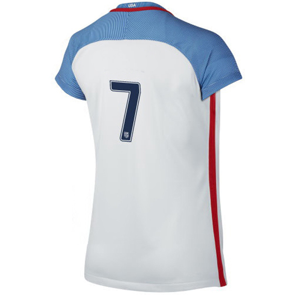 2016/2017 Number Seven Stadium Home Jersey USA Soccer #7 - Click Image to Close