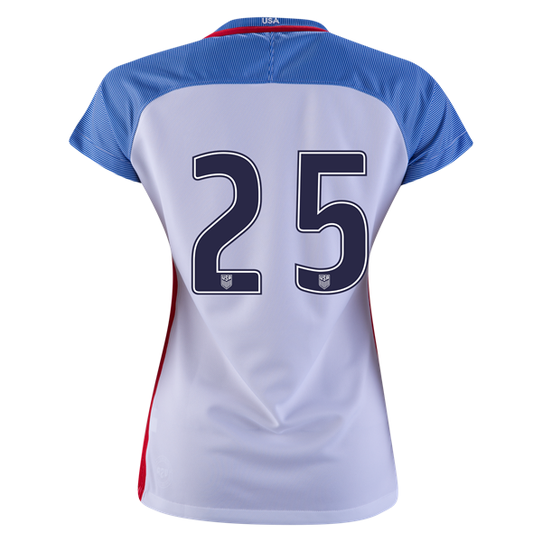 2016/2017 Number Twenty-five Stadium Home Jersey USA Soccer #25