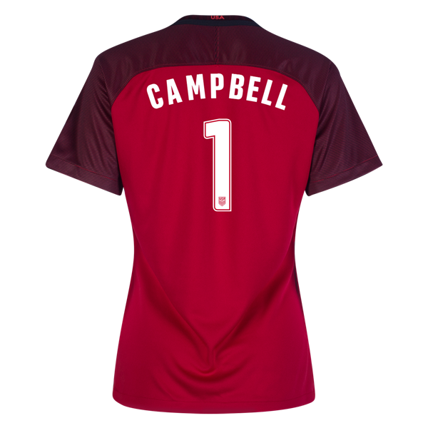 2017/2018 Jane Campbell Third Stadium Jersey #1 USA Soccer