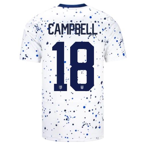 USA Jane Campbell 2023 Home Men's Stadium Soccer Jersey