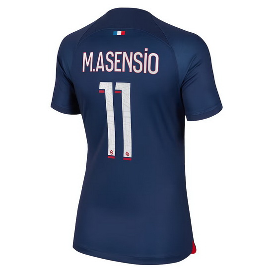 2023/2024 Marco Asensio Home #11 Women's Soccer Jersey