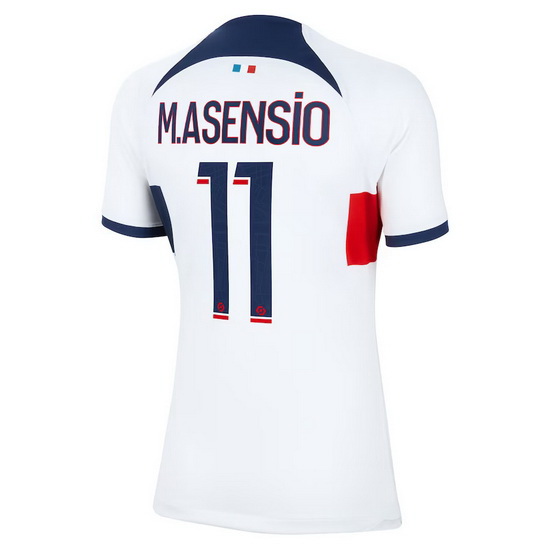 2023/2024 Marco Asensio Away #11 Women's Soccer Jersey