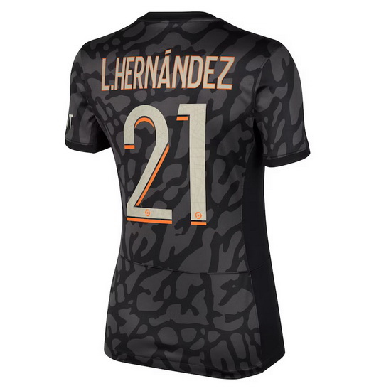 2023/2024 Lucas Hernandez Third #21 Women's Soccer Jersey