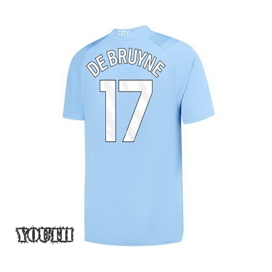 2023/2024 Youth Kevin De Bruyne Home #17 Soccer Jersey