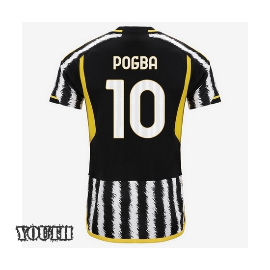 2023/2024 Youth Paul Pogba Home #10 Soccer Jersey