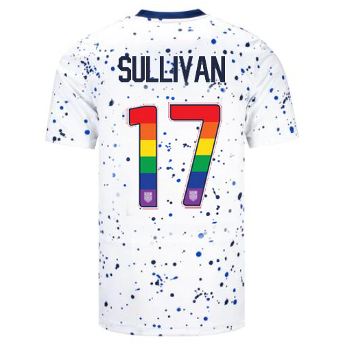 USA Andi Sullivan 2023/24 Home Men's Jersey Rainbow Number