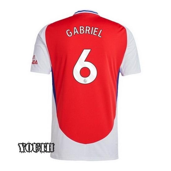 2024/2025 Gabriel #6 Home Youth Soccer Jersey - Click Image to Close