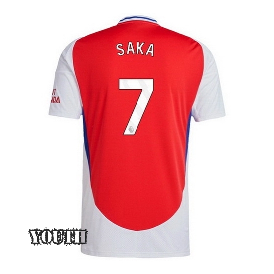 2024/2025 Bukayo Saka #7 Home Youth Soccer Jersey