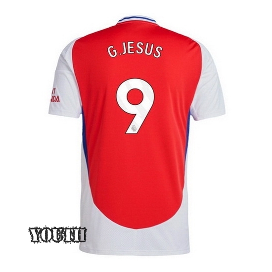 2024/2025 Gabriel Jesus #9 Home Youth Soccer Jersey - Click Image to Close