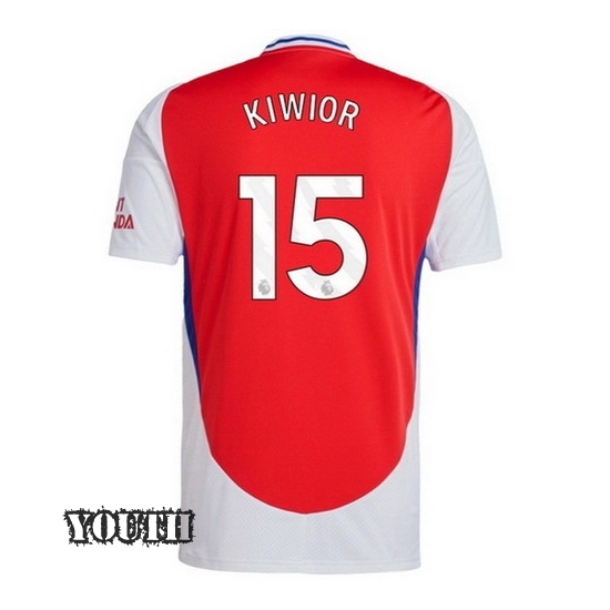 2024/2025 Jakub Kiwior #15 Home Youth Soccer Jersey