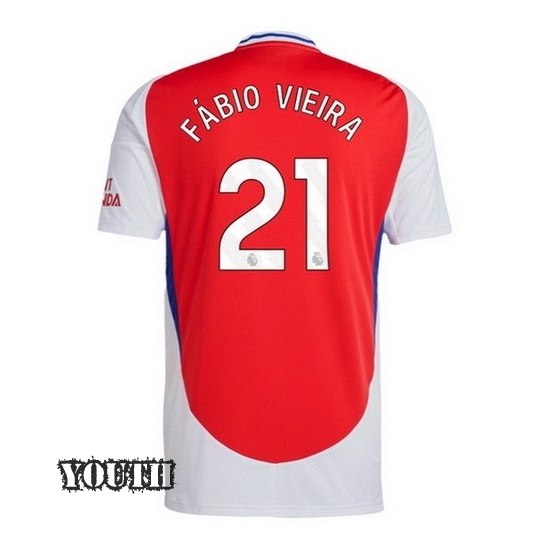 2024/2025 Fabio Vieira #21 Home Youth Soccer Jersey - Click Image to Close