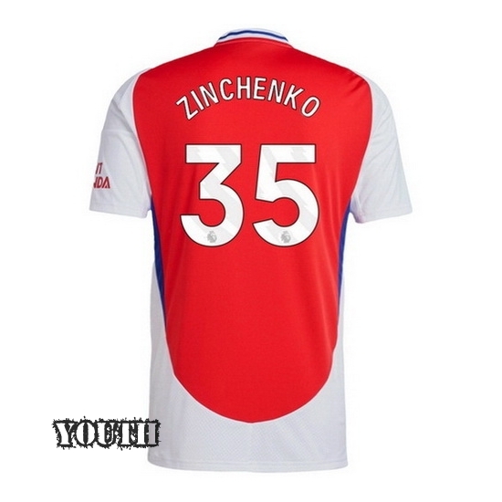 2024/2025 Oleksandr Zinchenko #35 Home Youth Soccer Jersey - Click Image to Close