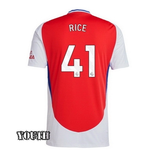 2024/2025 Declan Rice #41 Home Youth Soccer Jersey - Click Image to Close