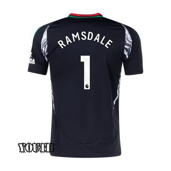 2024/2025 Aaron Ramsdale #1 Away Youth Soccer Jersey - Click Image to Close