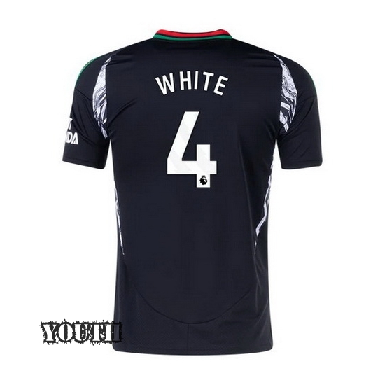 2024/2025 Ben White #4 Away Youth Soccer Jersey - Click Image to Close