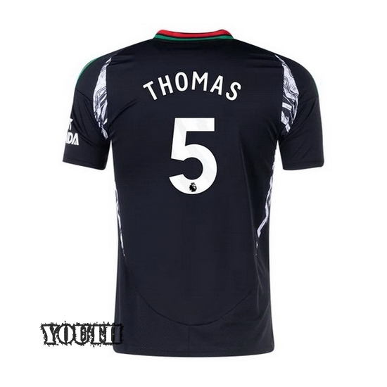 2024/2025 Thomas Partey #5 Away Youth Soccer Jersey - Click Image to Close