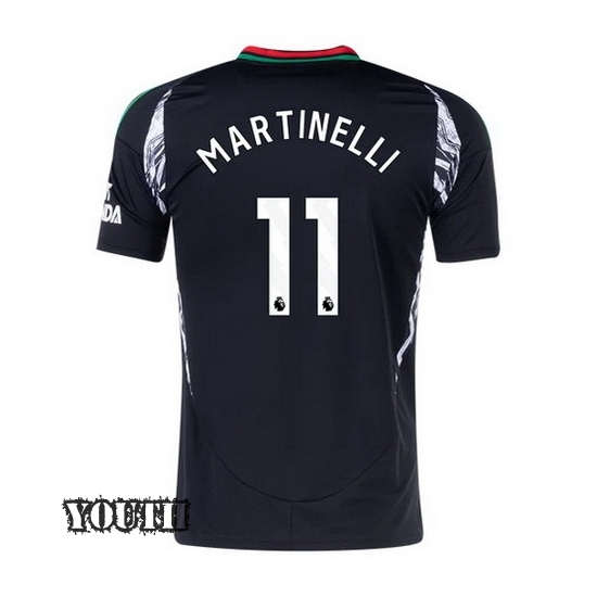 2024/2025 Gabriel Martinelli #11 Away Youth Soccer Jersey - Click Image to Close