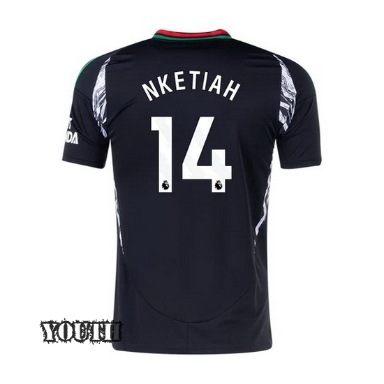 2024/2025 Eddie Nketiah #14 Away Youth Soccer Jersey