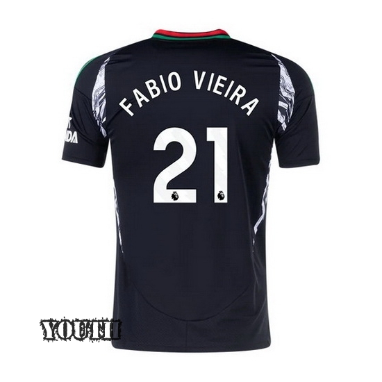 2024/2025 Fabio Vieira #21 Away Youth Soccer Jersey