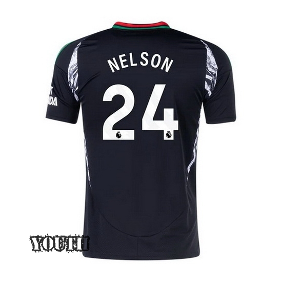 2024/2025 Reiss Nelson #24 Away Youth Soccer Jersey