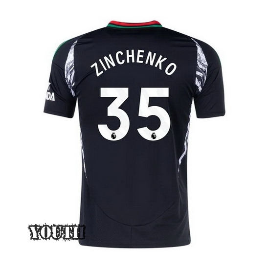 2024/2025 Oleksandr Zinchenko #35 Away Youth Soccer Jersey