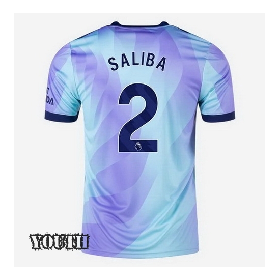 2024/2025 William Saliba #2 Third Youth Soccer Jersey