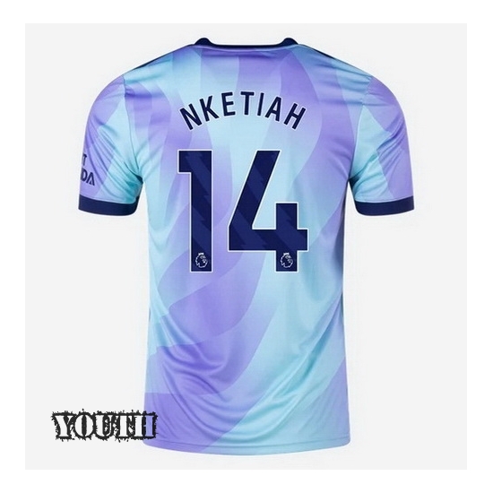 2024/2025 Eddie Nketiah #14 Third Youth Soccer Jersey - Click Image to Close