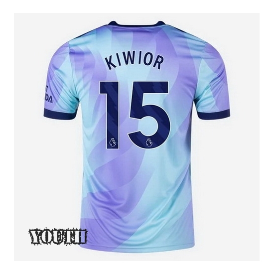 2024/2025 Jakub Kiwior #15 Third Youth Soccer Jersey - Click Image to Close